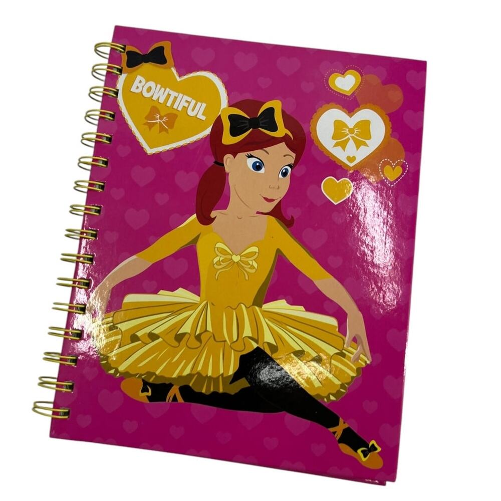 THE WIGGLES Rare Emma Wiggle Spiral Notebook